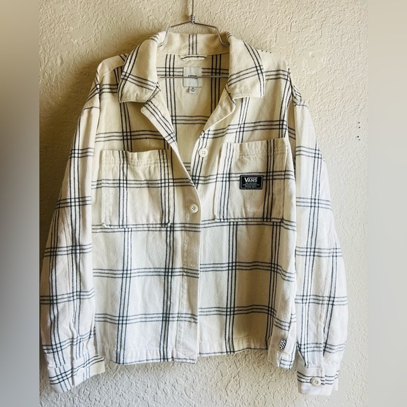 VANS Maty Plaid Flannel Shirt size XS - Picture 3 of 10